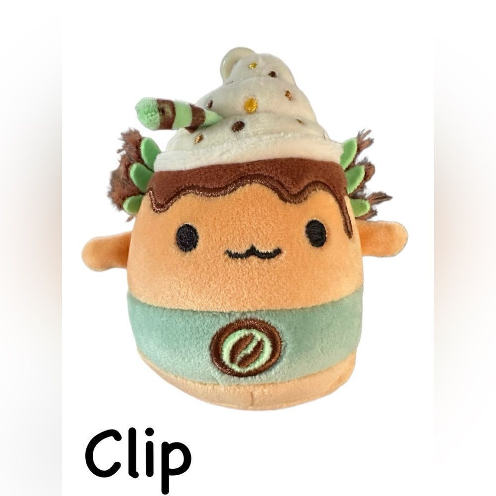 Nakobe the Axolotl Squishmallow Clip Collectible Plushie New With Tags
